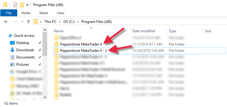 Pepperstone - MetaTrader 4 - Program Files